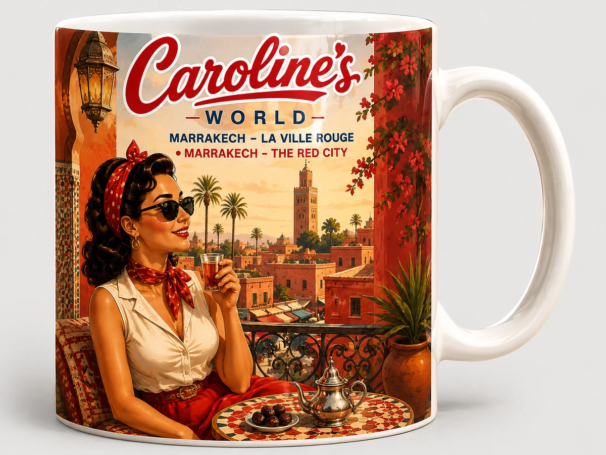 Caroline's World travel souvenir — Marrakech Rouge