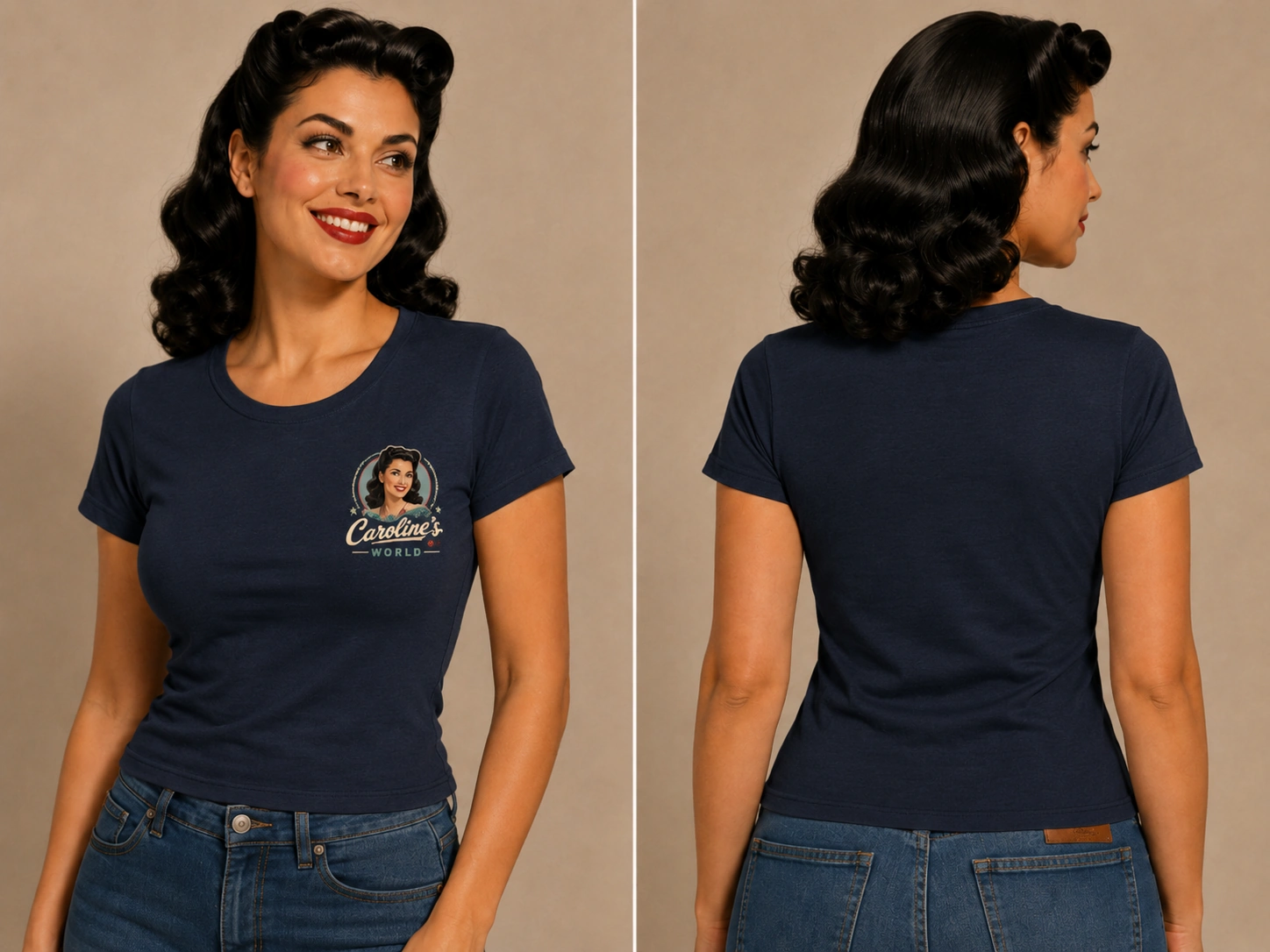 Caroline's World travel souvenir — Midnight Navy